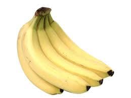 Una banana con cáscara comestible