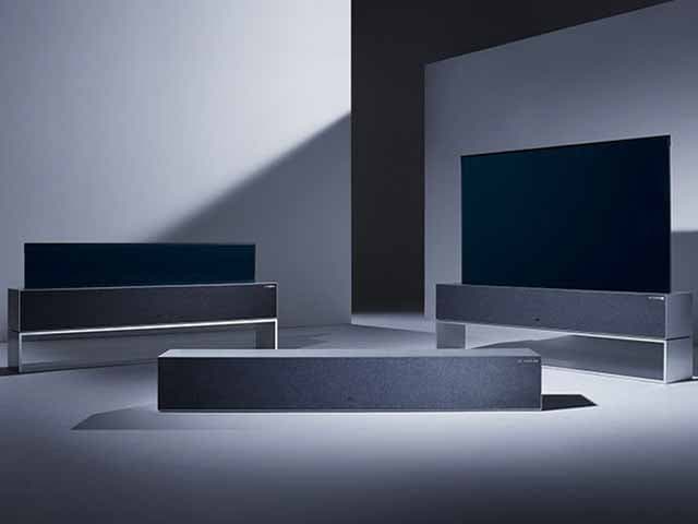 CES: pantalla enrollable de TV