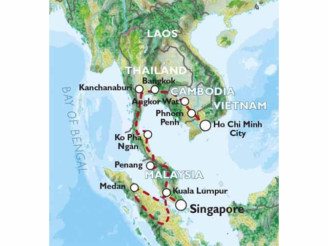 Trenes chinos conectarán el Sudeste Asiático