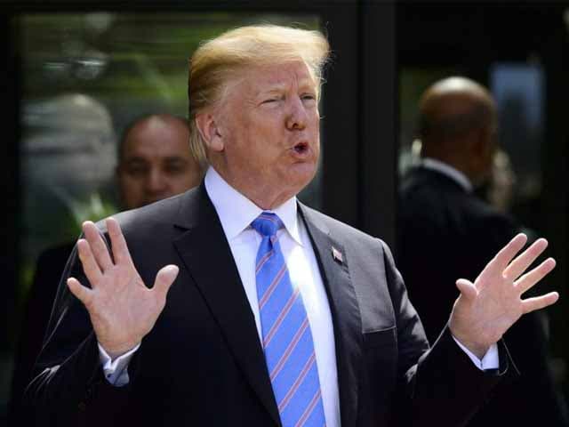 La imagen de Trump aparece editada