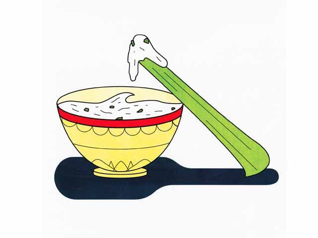 El apio en la mesa de la historia