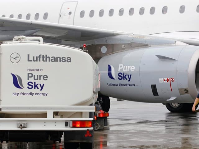 Lufthansa ofrece a sus pasajeros un programa para compensar las emisiones de CO2