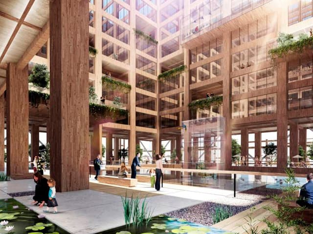 El auge de los edificios de madera
