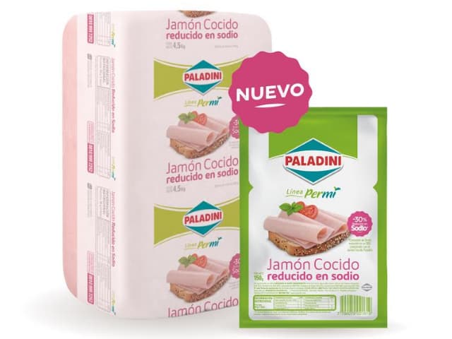 Jamón cocido reducido en sodio