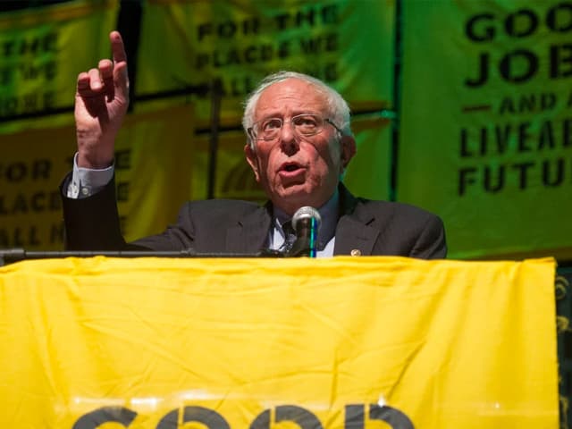Bernie Sanders presentó su plan para el cambio climático