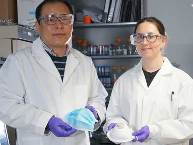 Presentan un barbijo que promete matar los virus