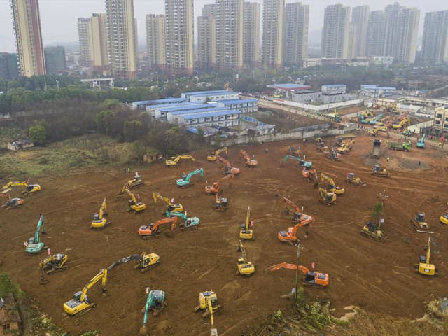 Cómo hizo China para construir un hospital en solo 10 días