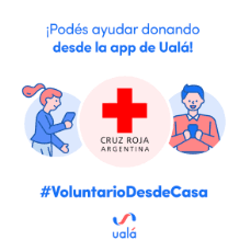 Ualá dona $12 millones a Cruz Roja Argentina