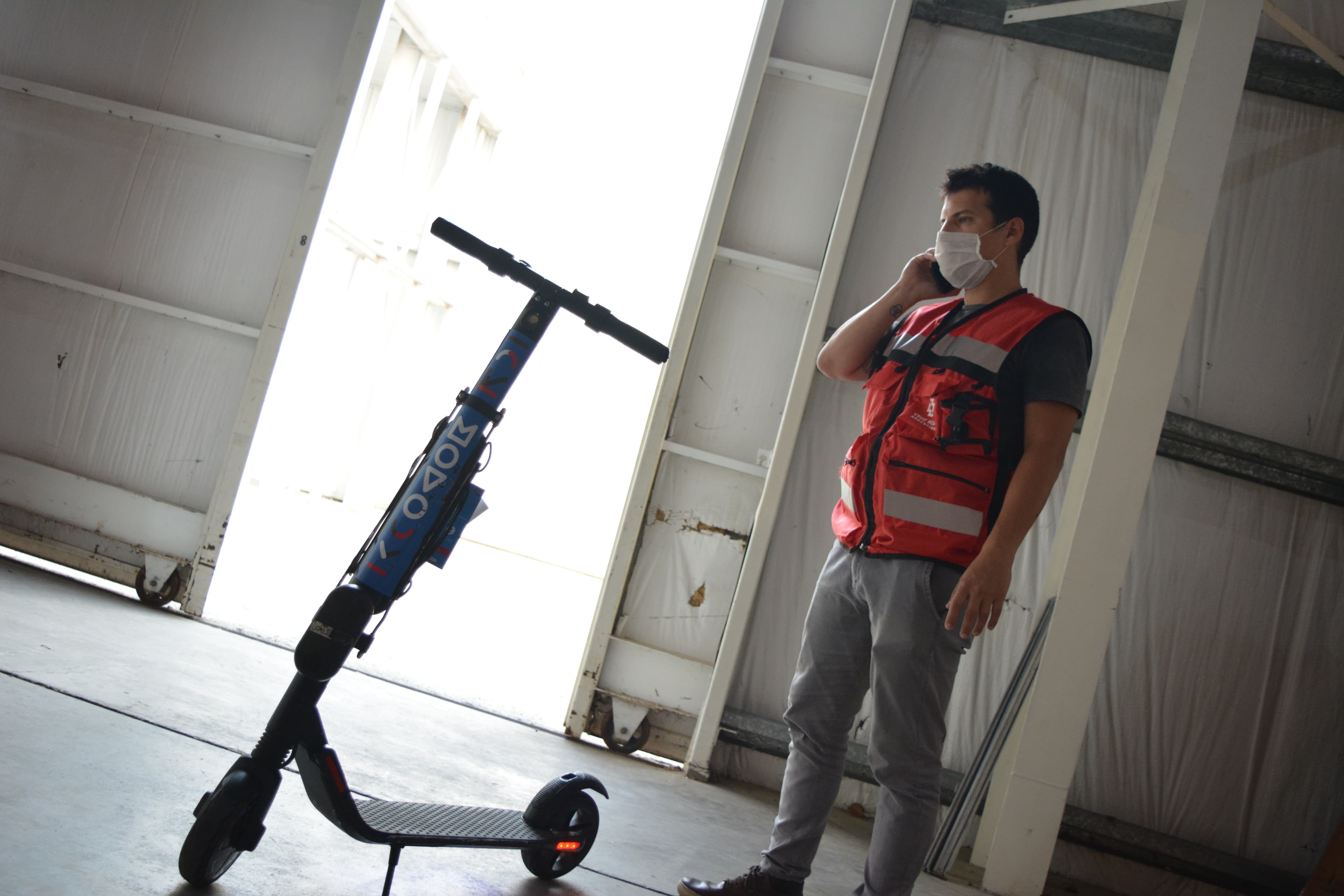 Movo: monopatines para el personal que actúa ante la emergencia sanitaria