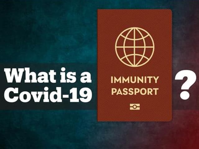 ¿Pasaportes de inmunidad?