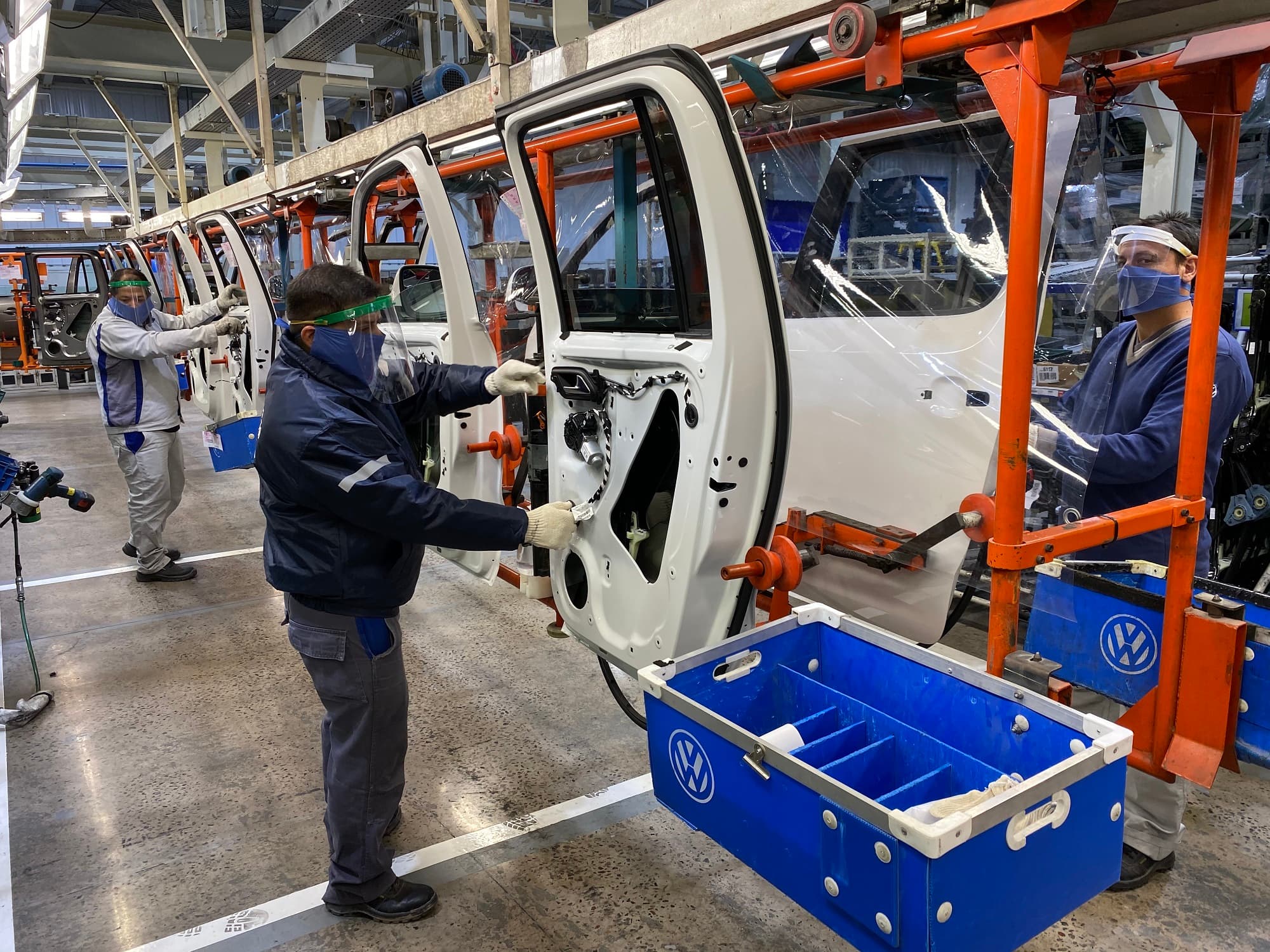 Volkswagen Group Argentina reinicia su producción en el Centro Industrial Pacheco
