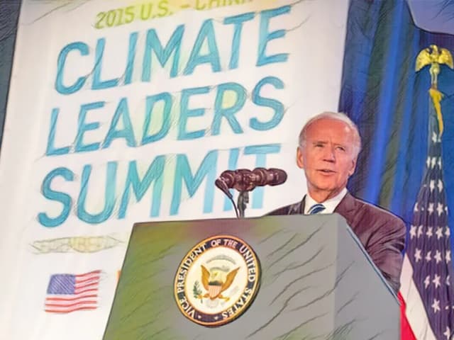 La campaña de Biden se centra en el cambio climático