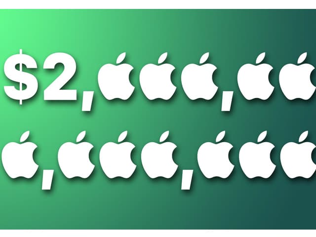 Apple lo logró: vale US$ 2 billones