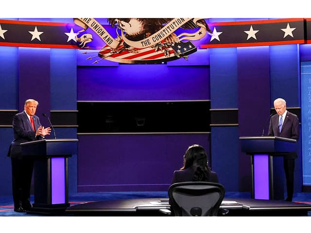 El botón de silencio fue una bendición para Trump