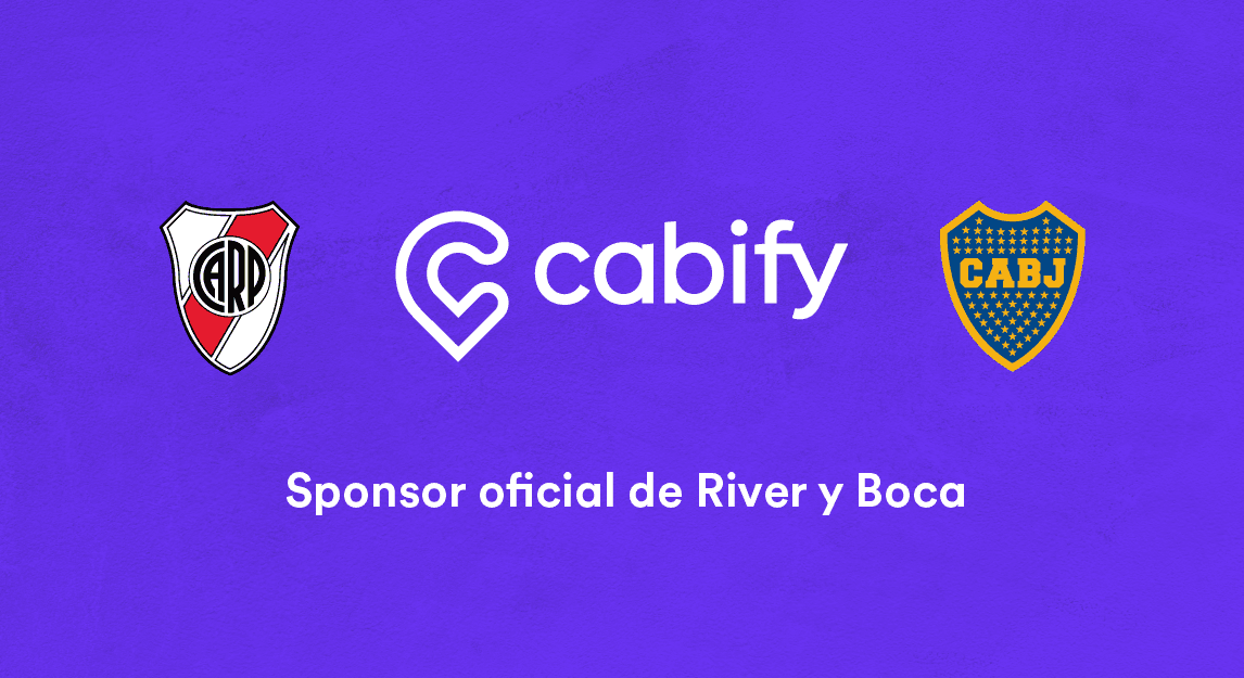 Cabify es el nuevo sponsor oficial de River y Boca