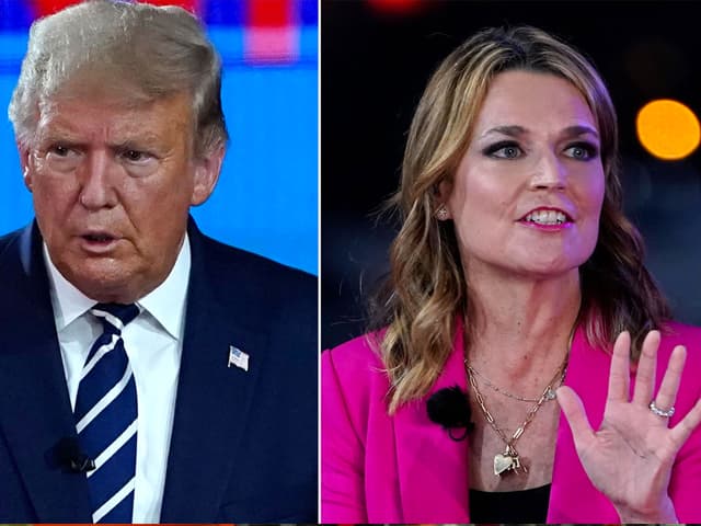 Savannah Guthrie, implacable con Trump