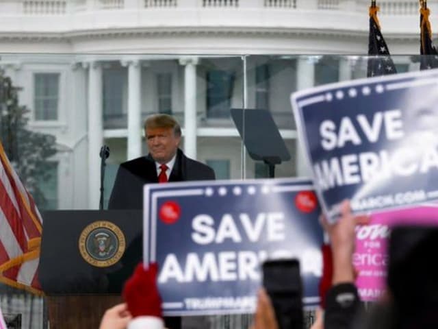 El escandaloso final de la presidencia de Donald Trump