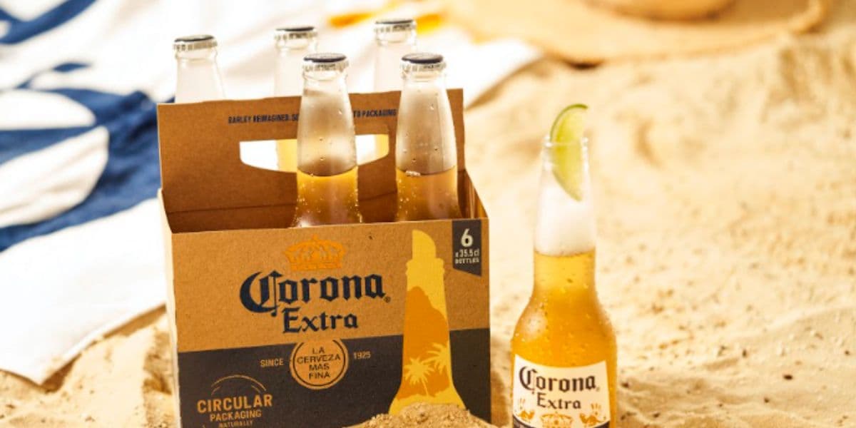 Corona desarrolla nuevo packaging sustentable elaborado con cebada