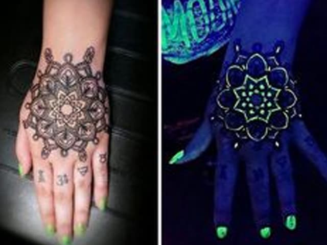Tatuajes de neón, lo último en arte corporal