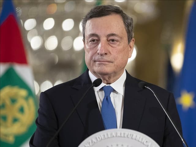 Mario Draghi renuncia a su sueldo de Primer Ministro
