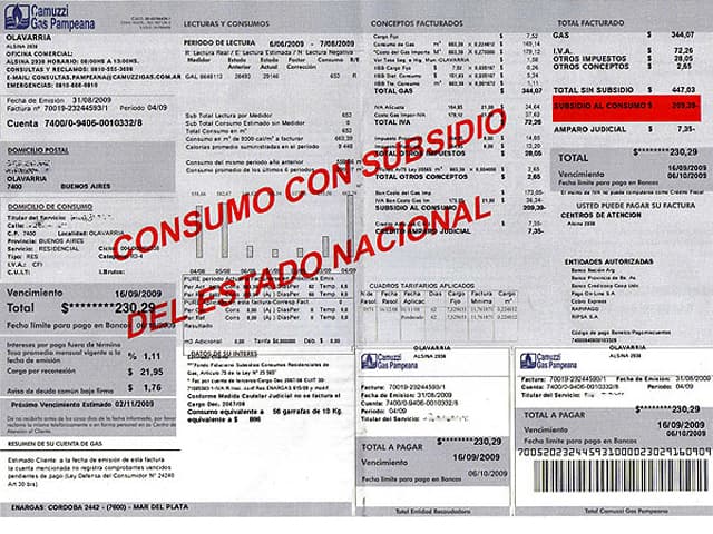 Qué se subsidia y cómo se financian estas partidas