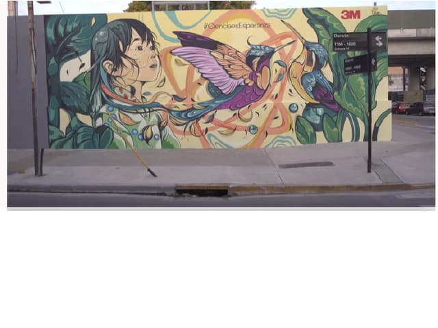 A través del arte, un mensaje de esperanza