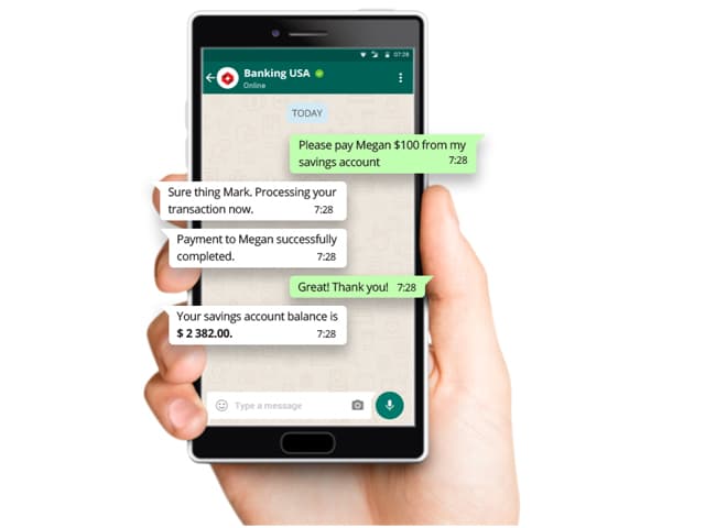 Para hablar con clientes  a través de WhatsApp