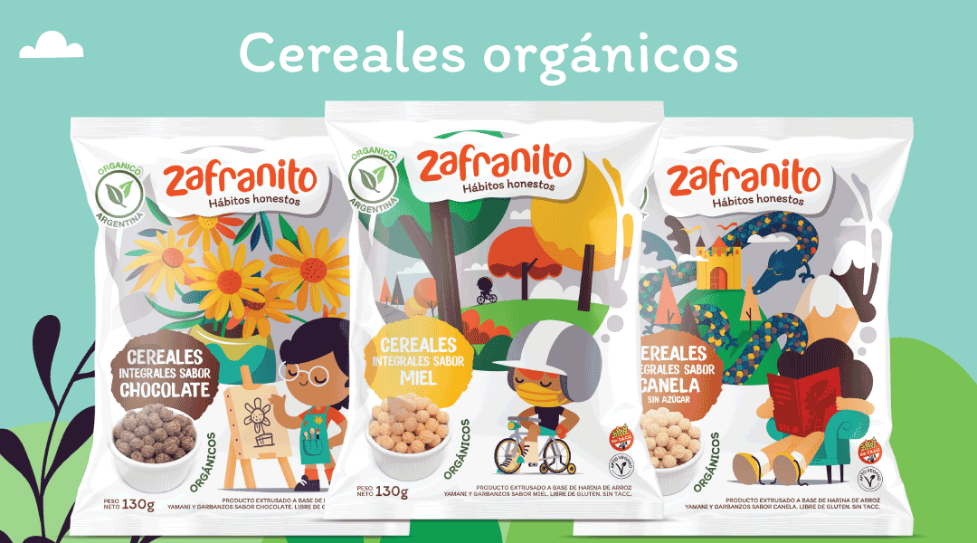 Zafranito lanza cereales orgánicos y sin Tacc pensados para la población infantil