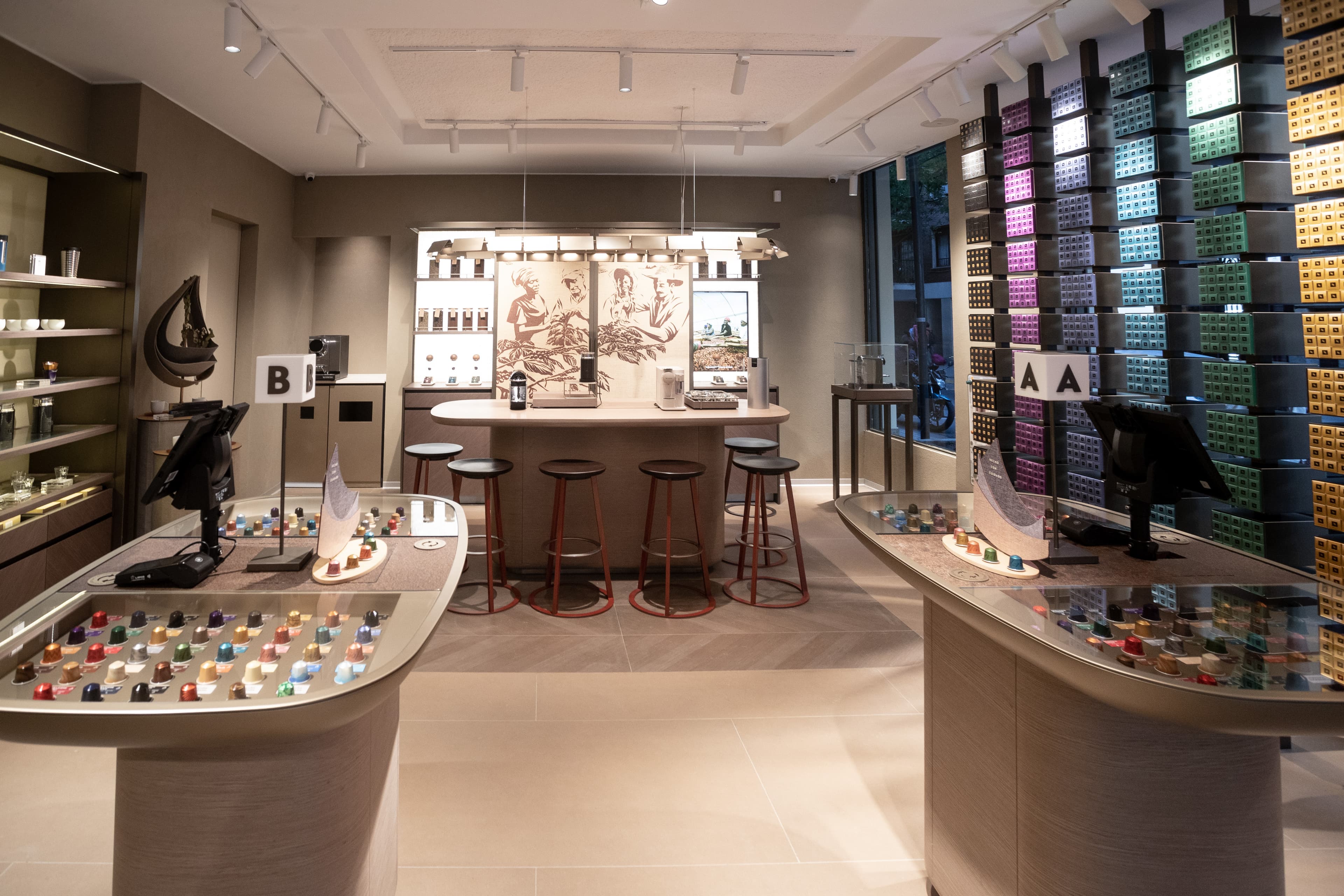 Nespresso presenta un nuevo concepto en su boutique de de Recoleta