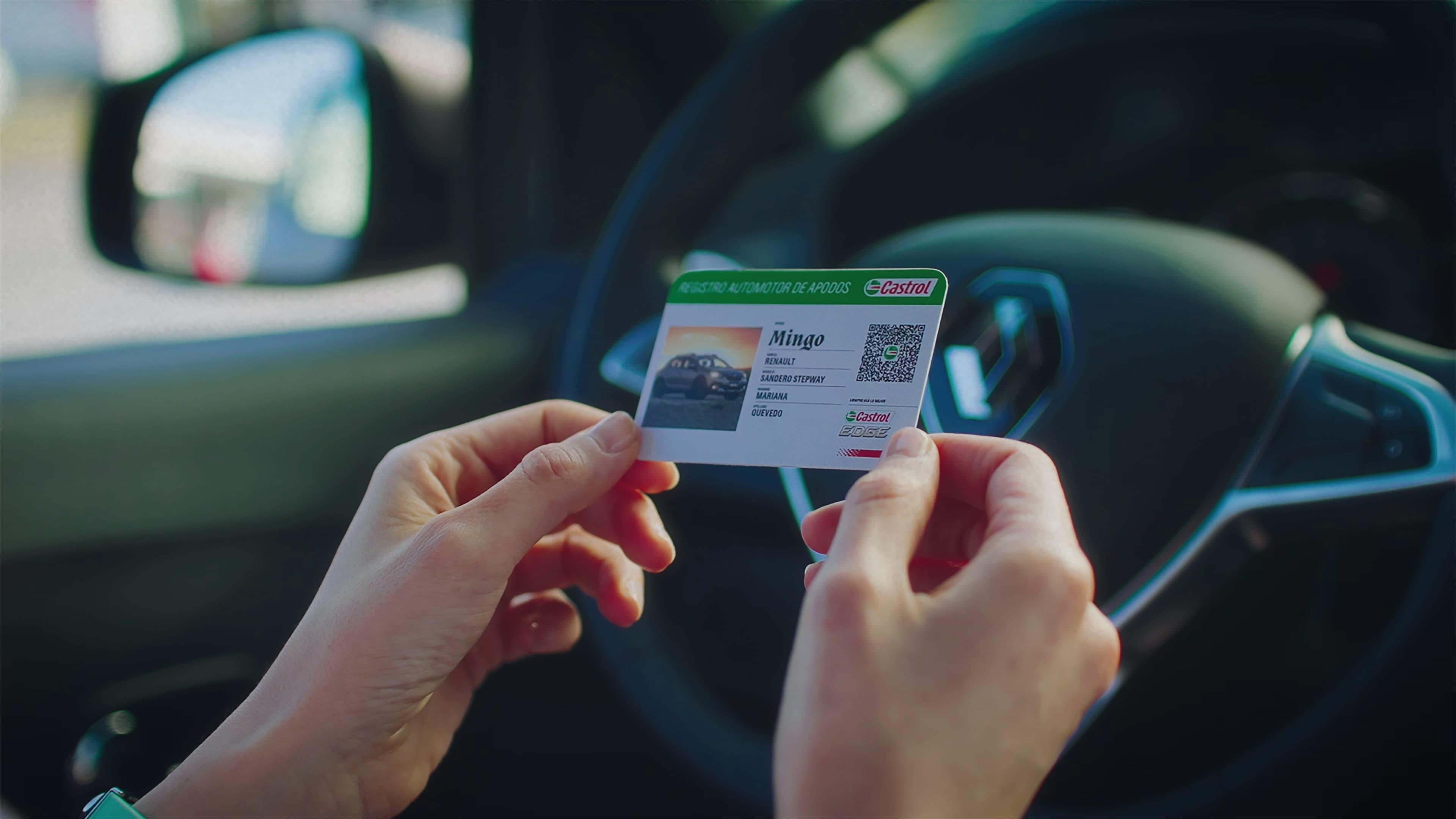 Castrol lanza un "registro automotor de apodos"