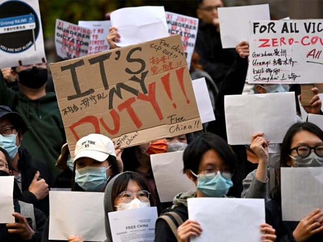 Hay una nueva clase  de protestas en China