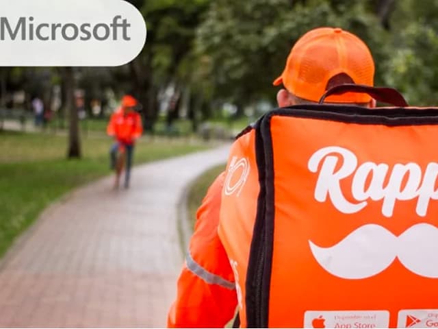 Rappi lanza programas en tecnología Microsoft para repartidores y sus familias