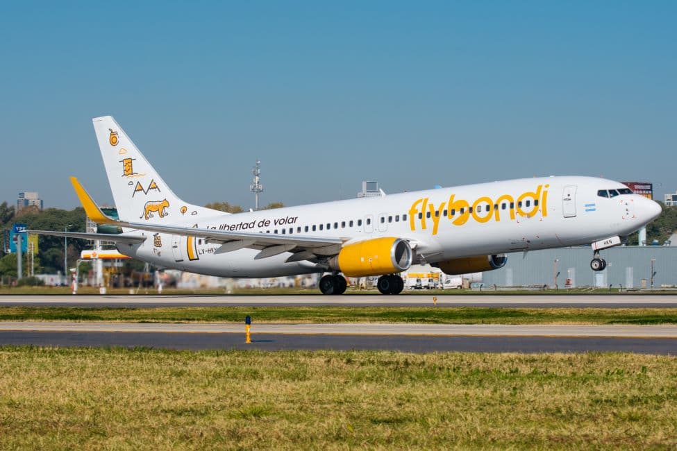 Flybondi ya opera vuelos internacionales desde Aeroparque