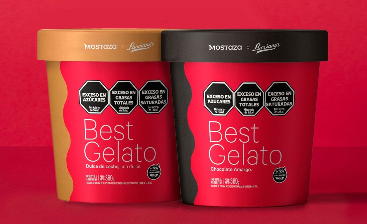 Mostaza se une a Lucciano's y lanza su primer helado sin TACC