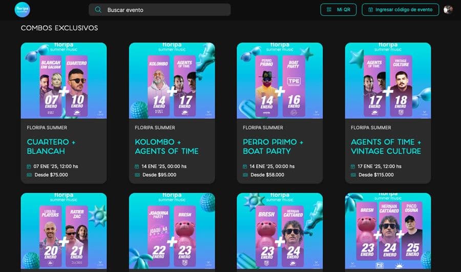 Llegó la plataforma Floripa Summer Tickets