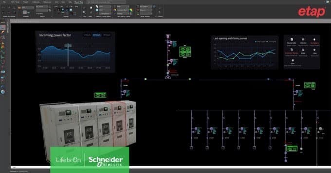 ETAP y Schneider Electric presentan el primer gemelo digital del mundo