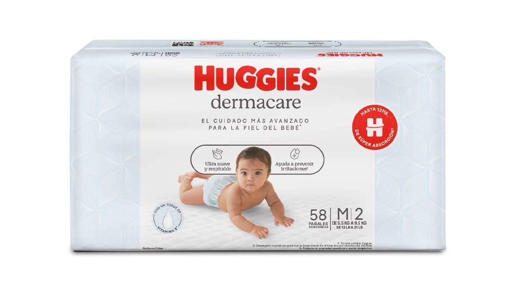 Huggies lanza Dermacare, la innovación en protección y cuidado para la piel del bebé