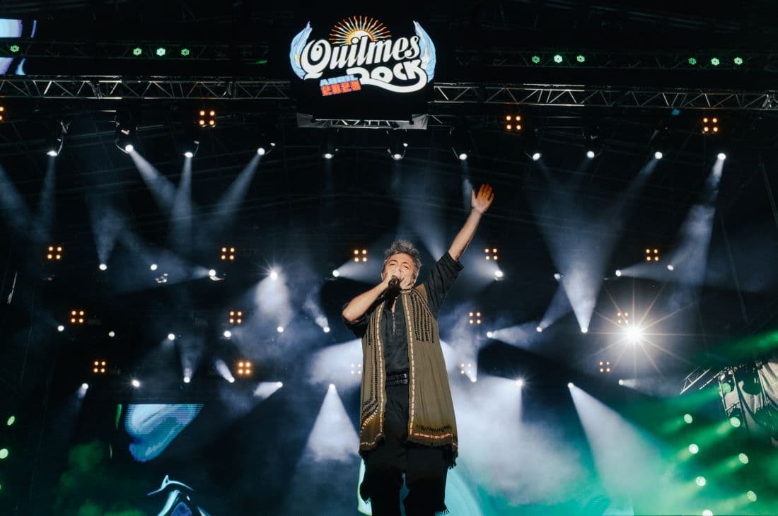 Un cierre de la mano de Los Piojos frente a más de 60 mil personas en el Quilmes Rock