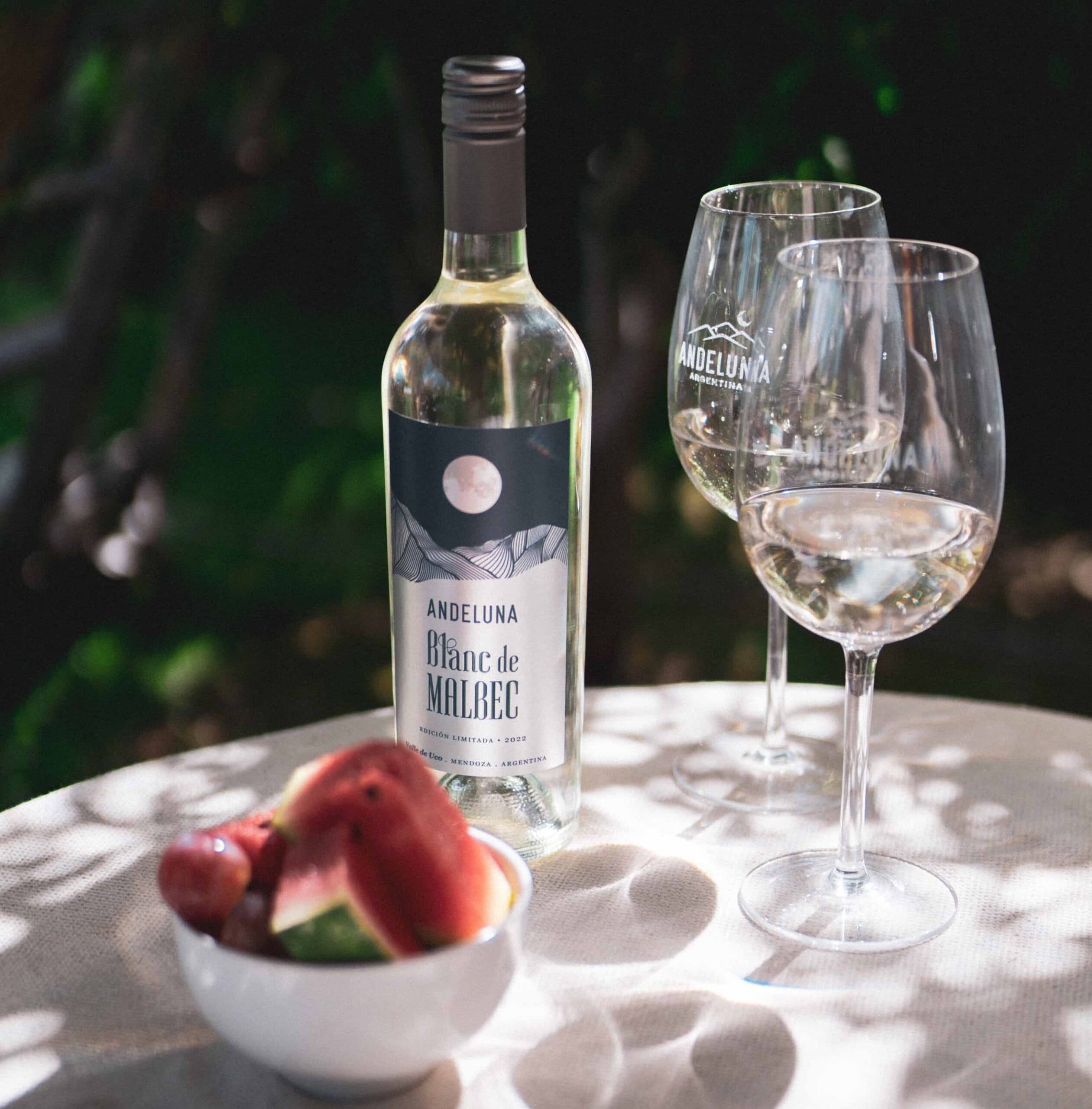 Andeluna Blanc de Malbec celebra la cepa en su día
