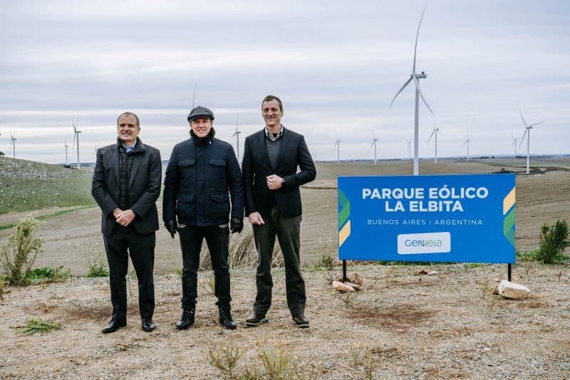 Genneia inauguró su octavo parque eólico