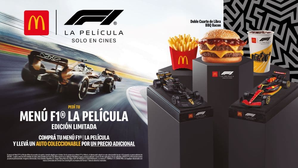McDonald’s pisa el acelerador con el regreso del Menú F1