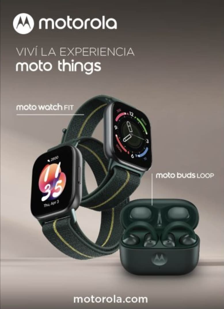 Motorola lanza en Argentina los moto buds loop con Bose