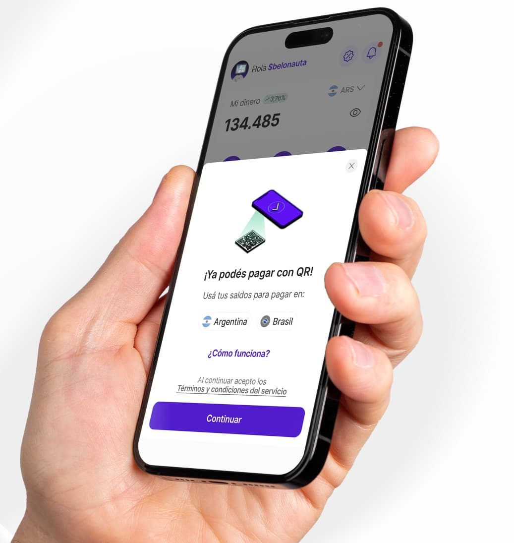 Pagos con QR en pesos y dólares digitales: belo lanza nueva función