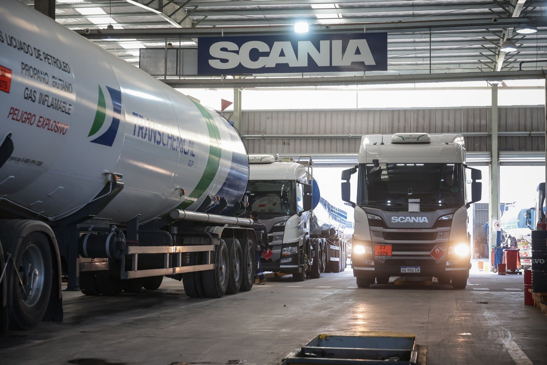 Servicios conectados de Scania mejoran la flota de Transchemical