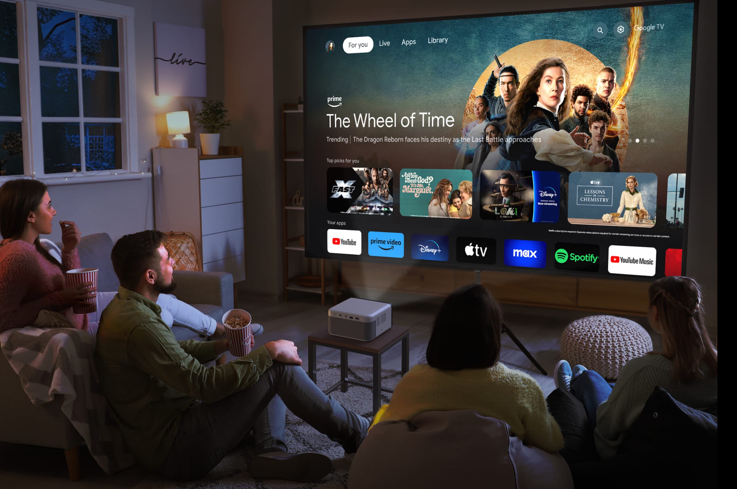 Epson lanza proyectores portátiles EpiqVision con Google TV