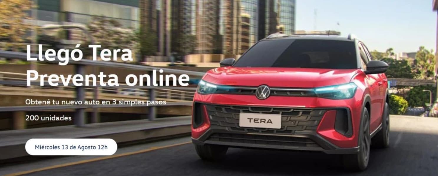 Volkswagen Argentina lanza el nuevo SUV Tera para el mercado local