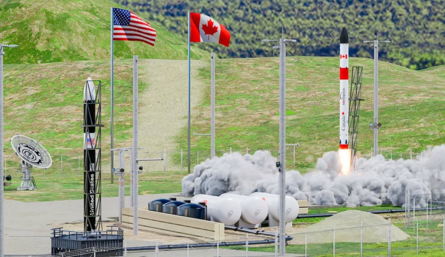 Canadá inicia la construcción de su primer puerto espacial comercial