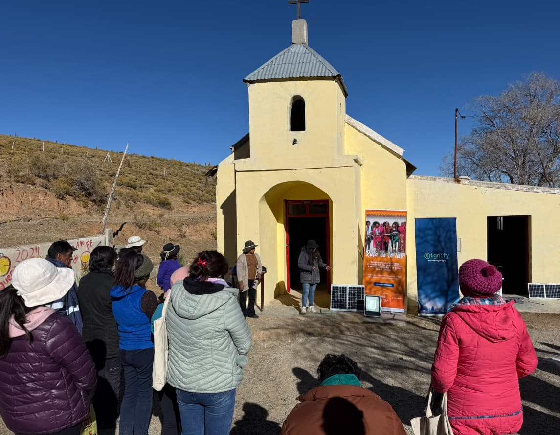 Signify lleva iluminación solar a 12 pueblos rurales de Jujuy