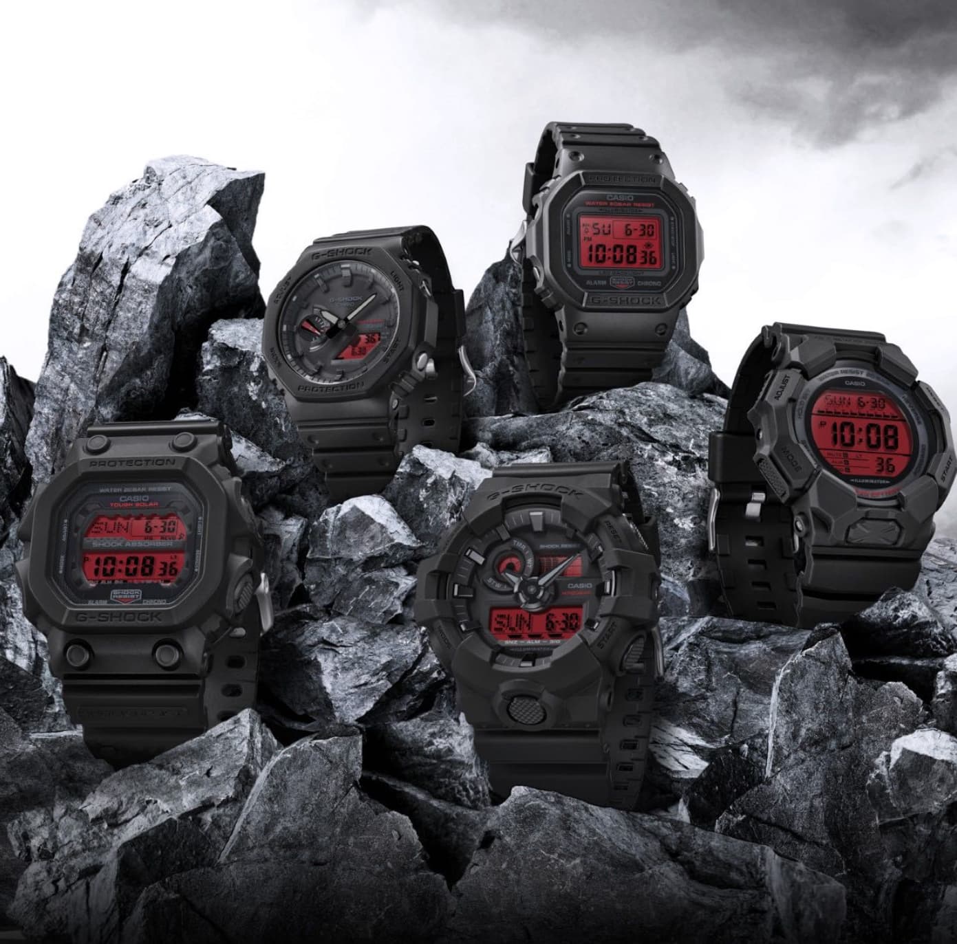 Casio G-SHOCK lanza en Argentina la línea Black & Bold Red 2025