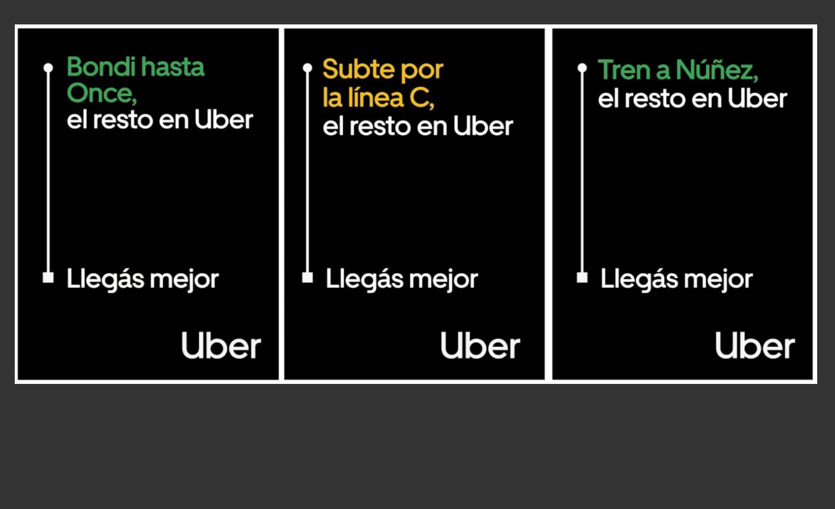 Uber implementa descuentos para usuarios que combinan transporte público en el AMBA